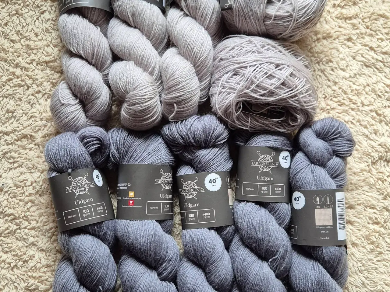 Billede 3 - Uld / Bomuld / Shetland / garn