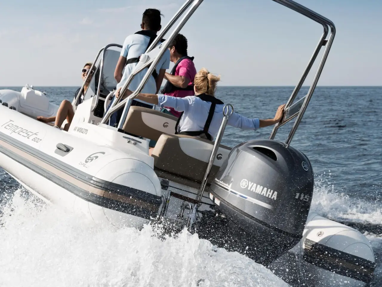 Billede 4 - Yamaha 115 HK - Fjernbetjent, Elektronisk start, Powertrim