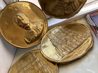 Messing platter