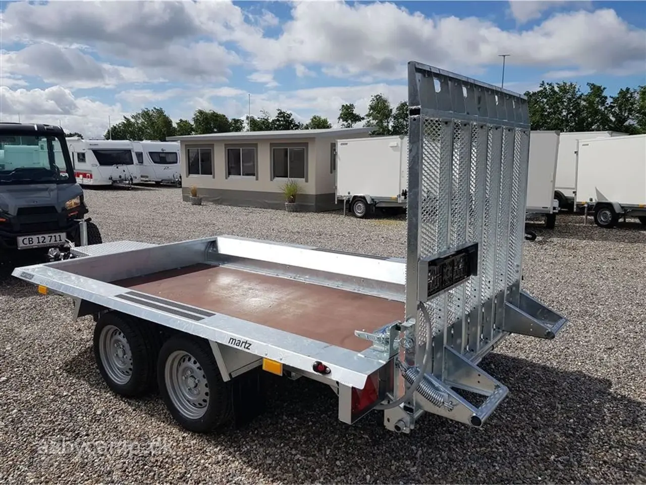 Billede 3 - 0 - Martz Builder 3 3015 2700 kg   Maskintrailer Builder 3 3015 2 akslet 2700 kg