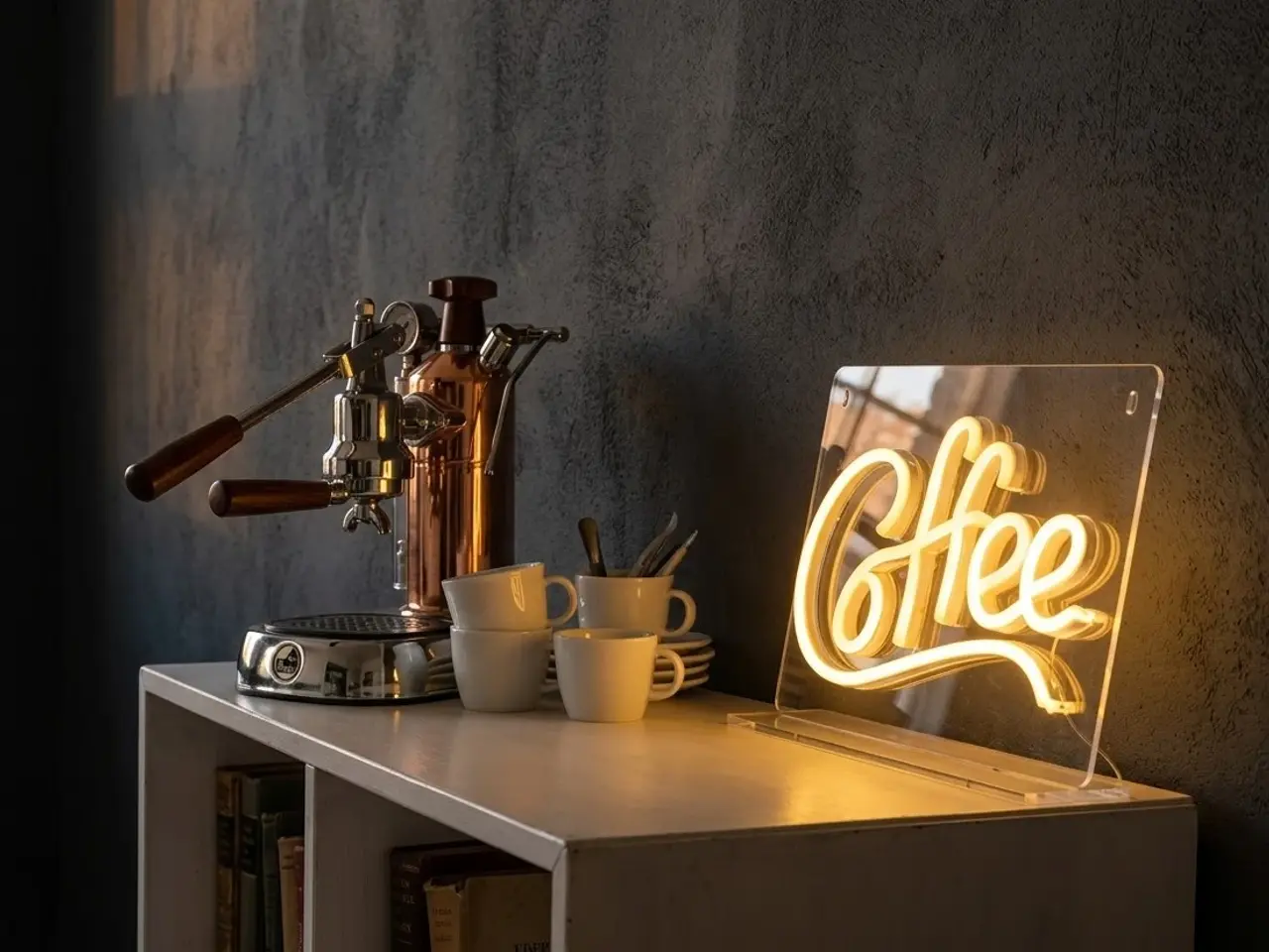 Billede 1 - Coffee LED lysskilt 7,45W, til bord