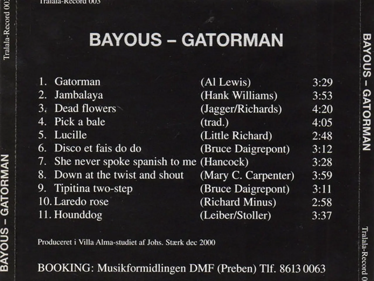 Billede 2 - Bayous – Gatorman – CD
