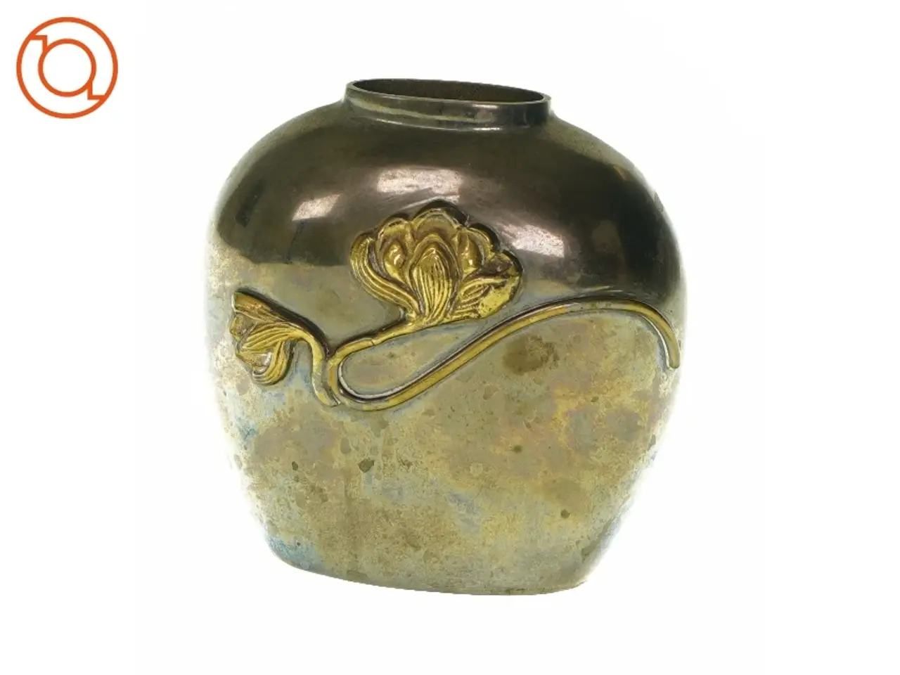 Billede 1 - Metal Vase med mønster