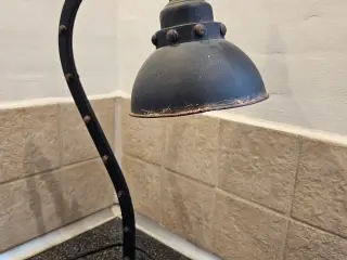 Bord lampe rustik look