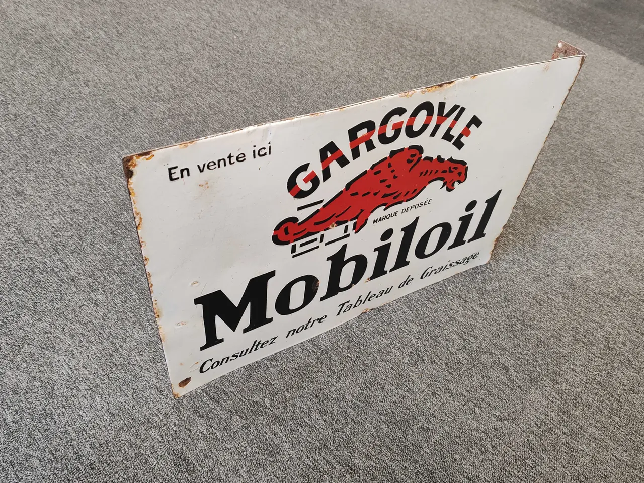 Billede 7 - Mobiloil skilt