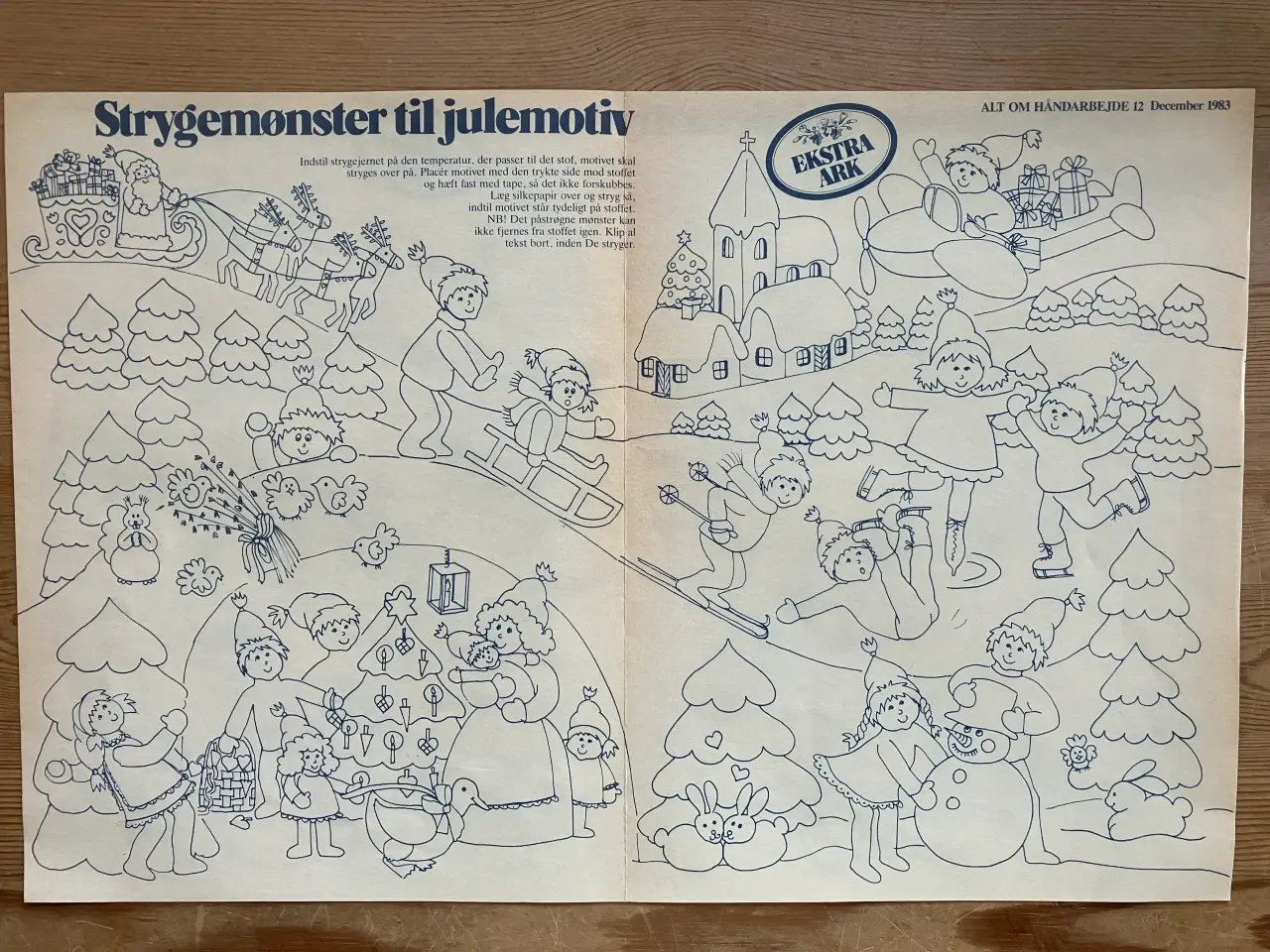 Billede 2 - Strygeark - Så er det jul igen -