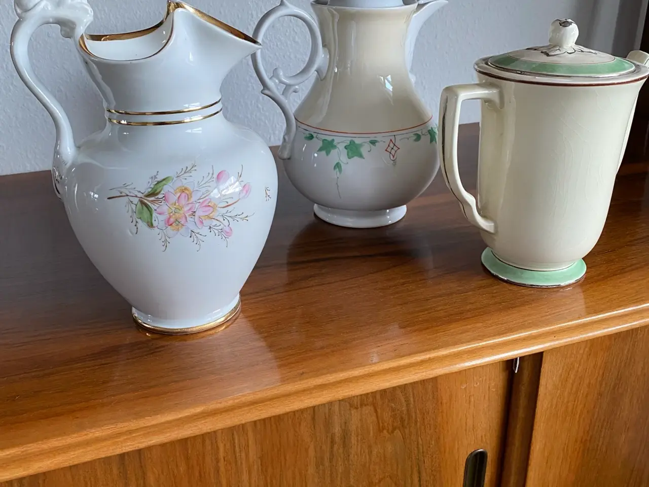 Billede 1 - Chokolade / kaffe kander porcelæn