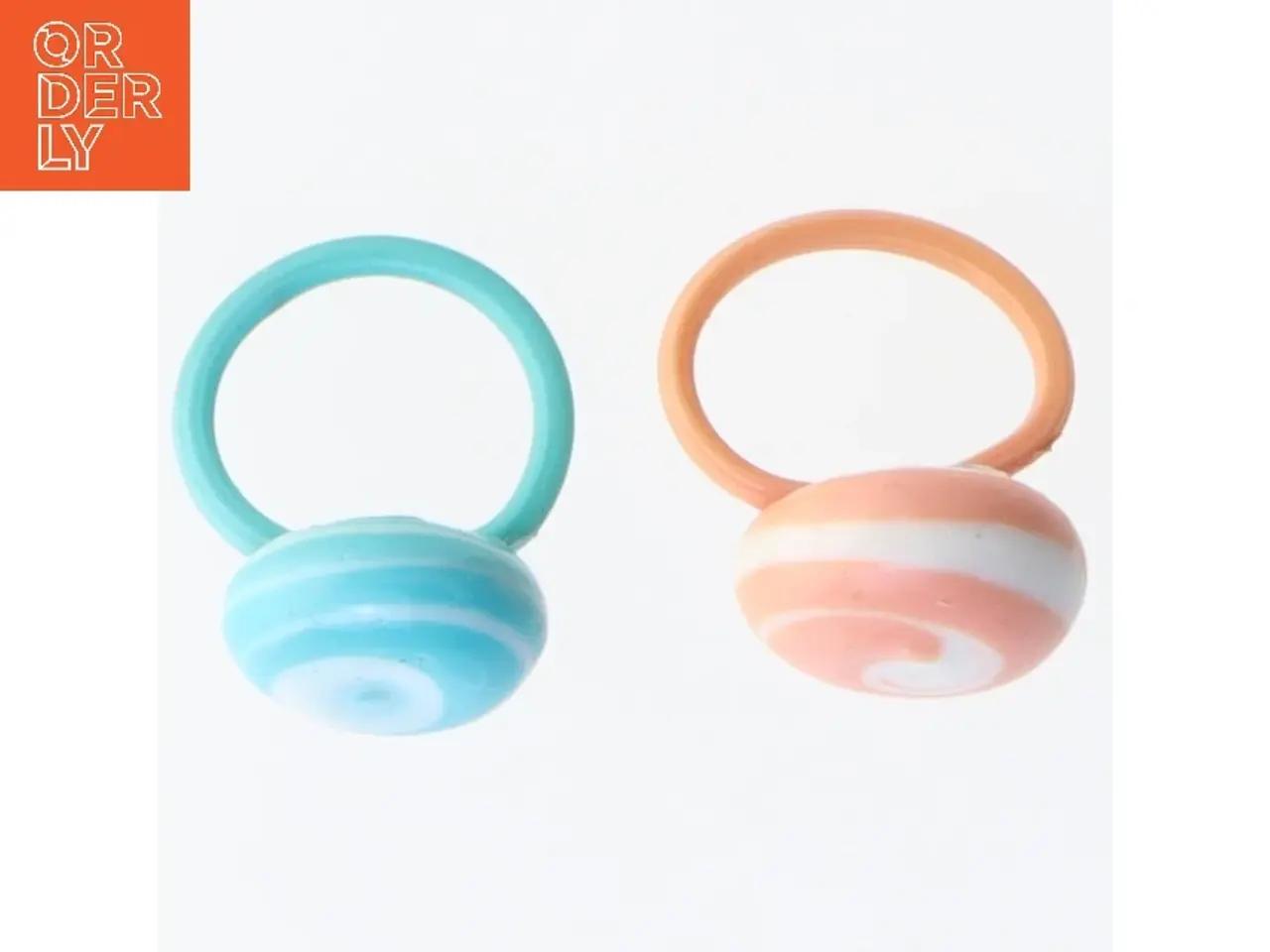 Billede 1 - Plastik fingerringe (str. 59 mm)