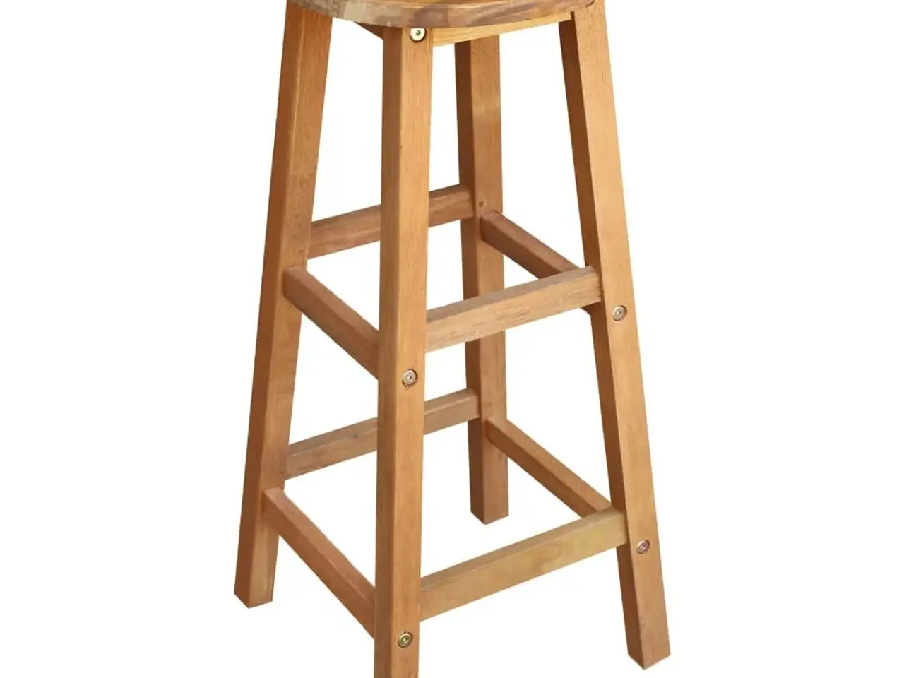 Billede 2 - Barstole i massivt akacietræ - 2 stk., 76 cm