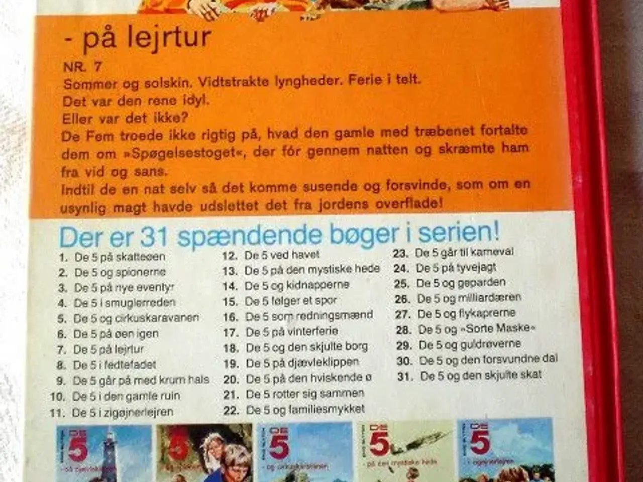 Billede 2 - Enid Blyton - De 5 på lejrtur.