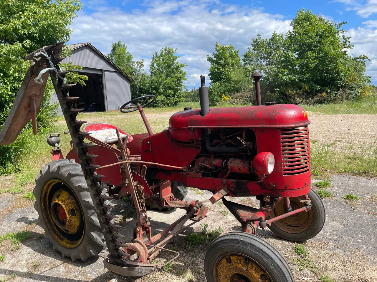Billede 1 - Pony traktor med slåmaskine