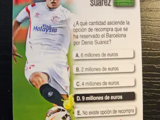 Denis Suarez 2015 Fodboldkort