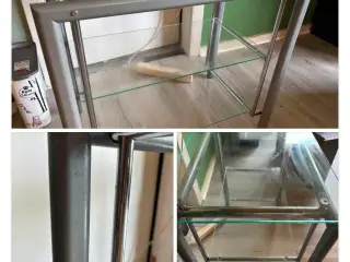 TV bord i glas