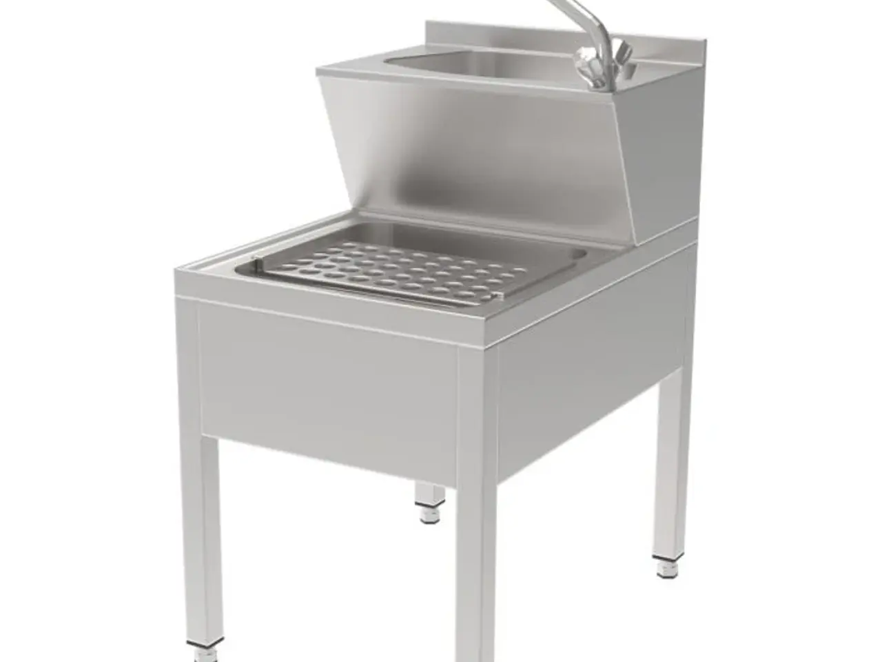 Billede 2 - Håndvask med armatur – B500 x D700 x H850 mm