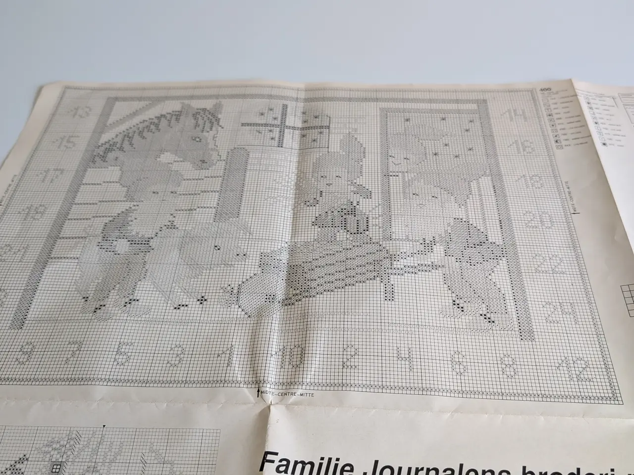 Billede 2 - Mønsterark fra Familie Journal nr 40/96 broderi