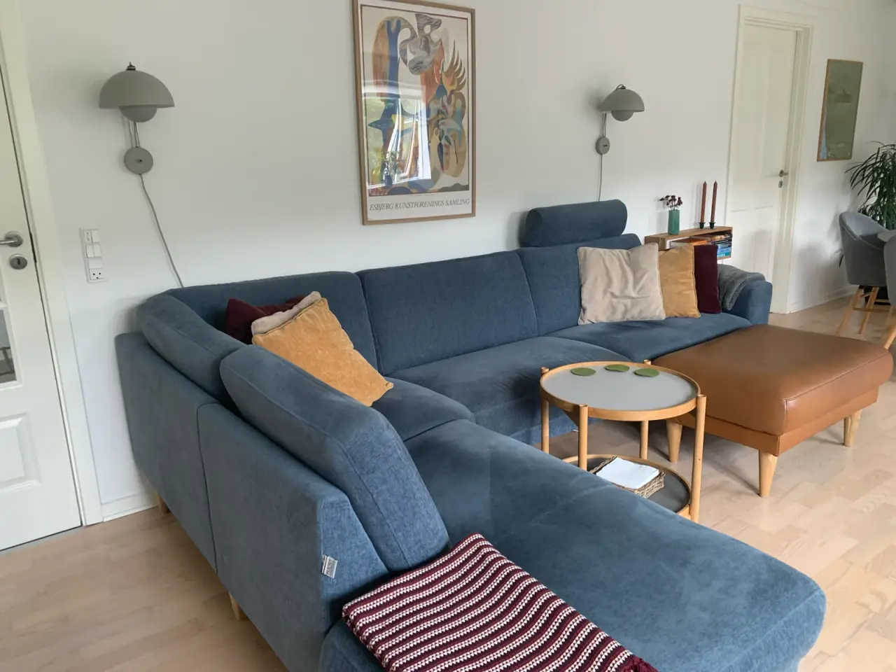 Billede 2 - Hjort Knudsen hjørnesofa/modulsofa med puf