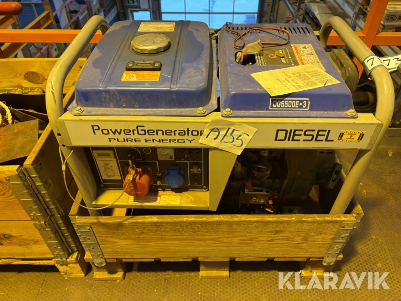 Billede 7 - Generator PowerGenerator DG5500-3 - Diesel