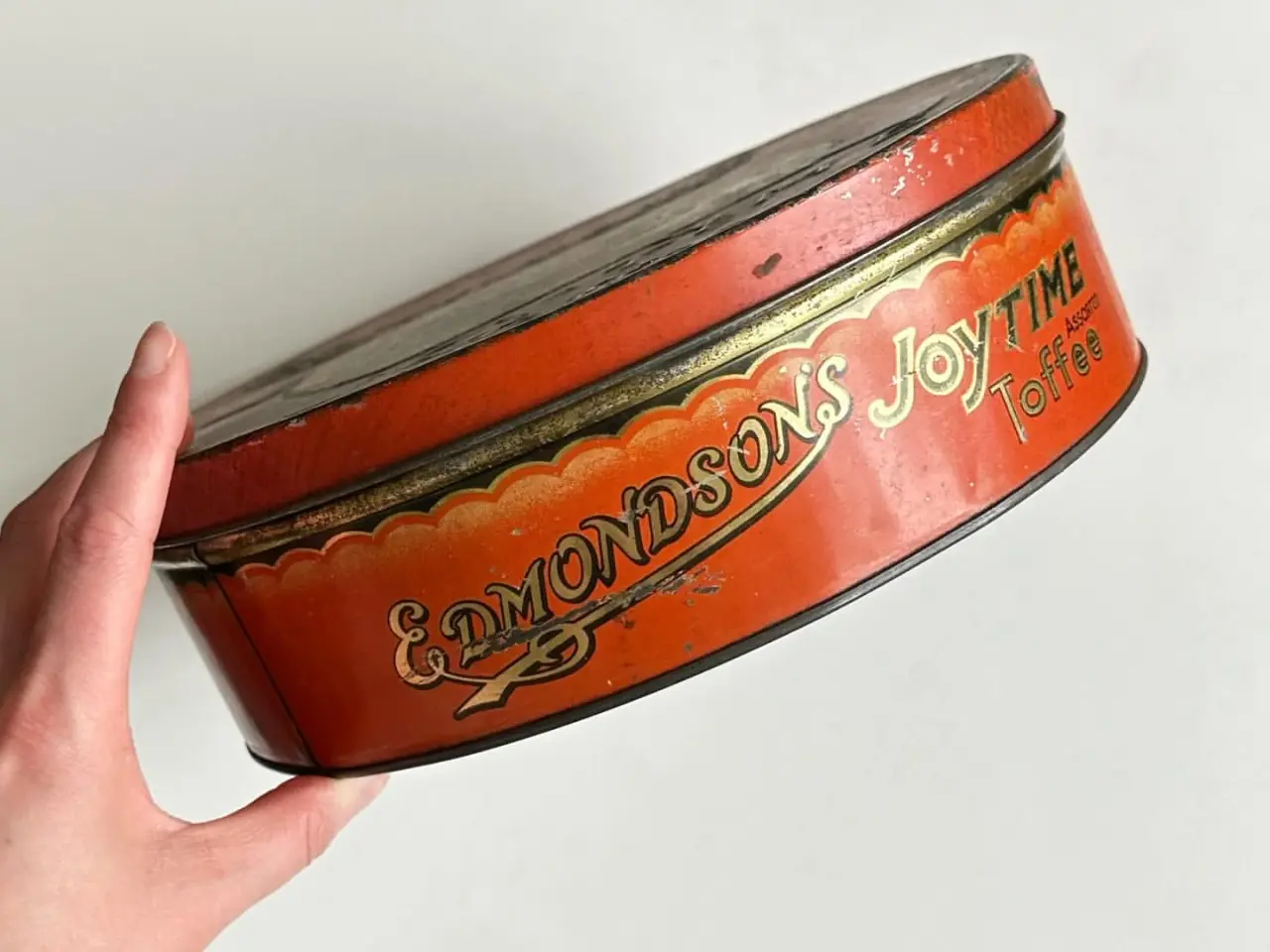 Billede 4 - Edmondson's Joytime toffee, gammel dåse