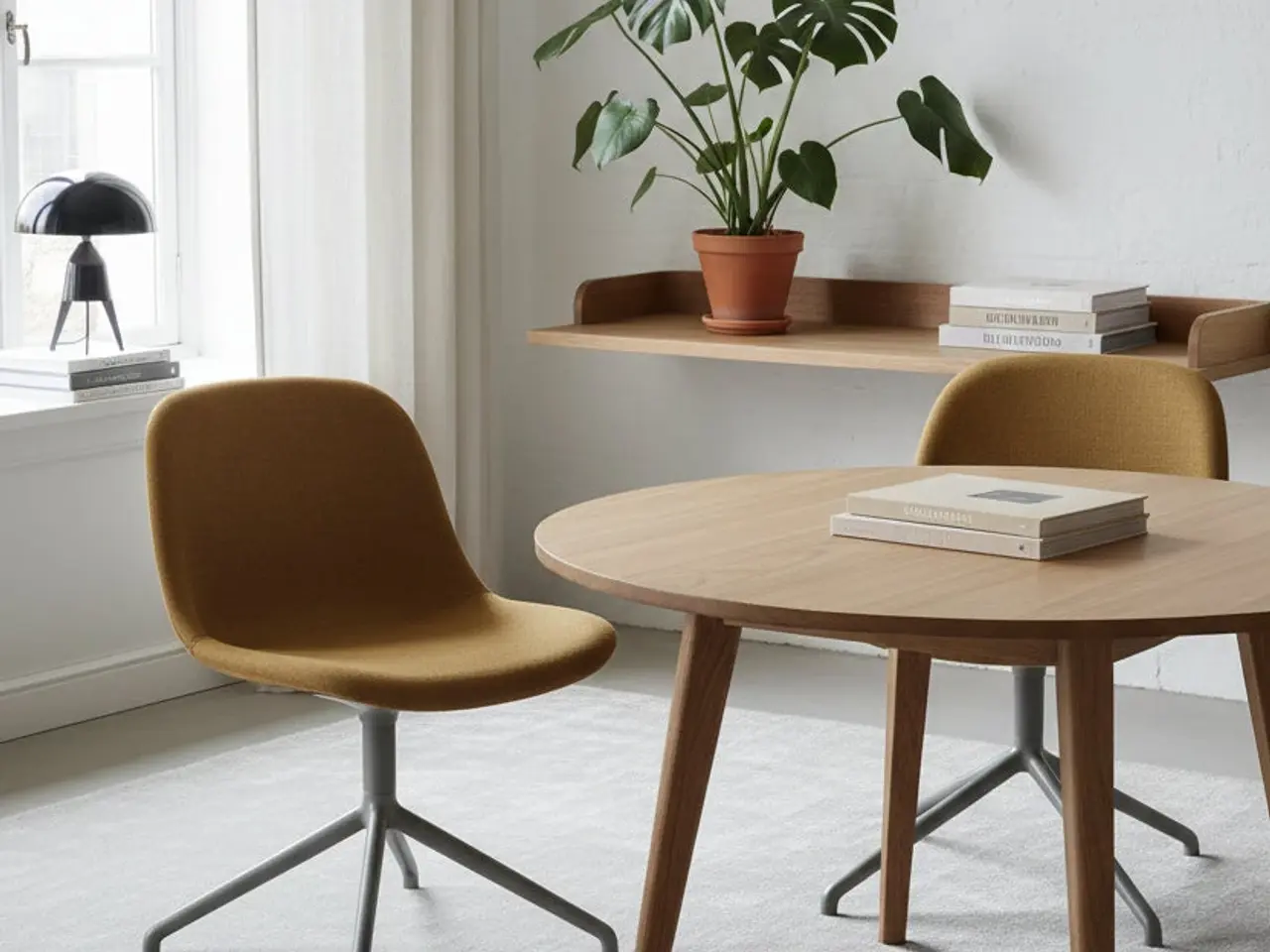 Billede 2 - Muuto Fiber Side Stol – Brun/Gråt Stel