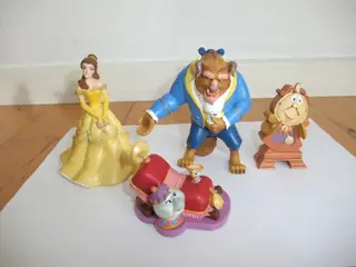 Skønheden og udyret Figurer