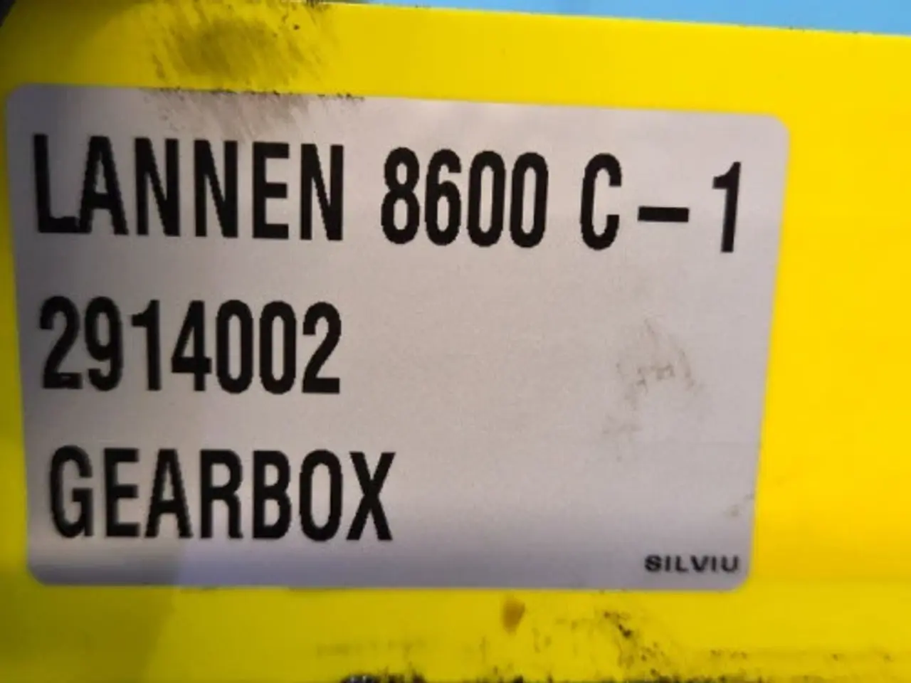 Billede 16 - Lannen 8600C Gearkasse 2914002