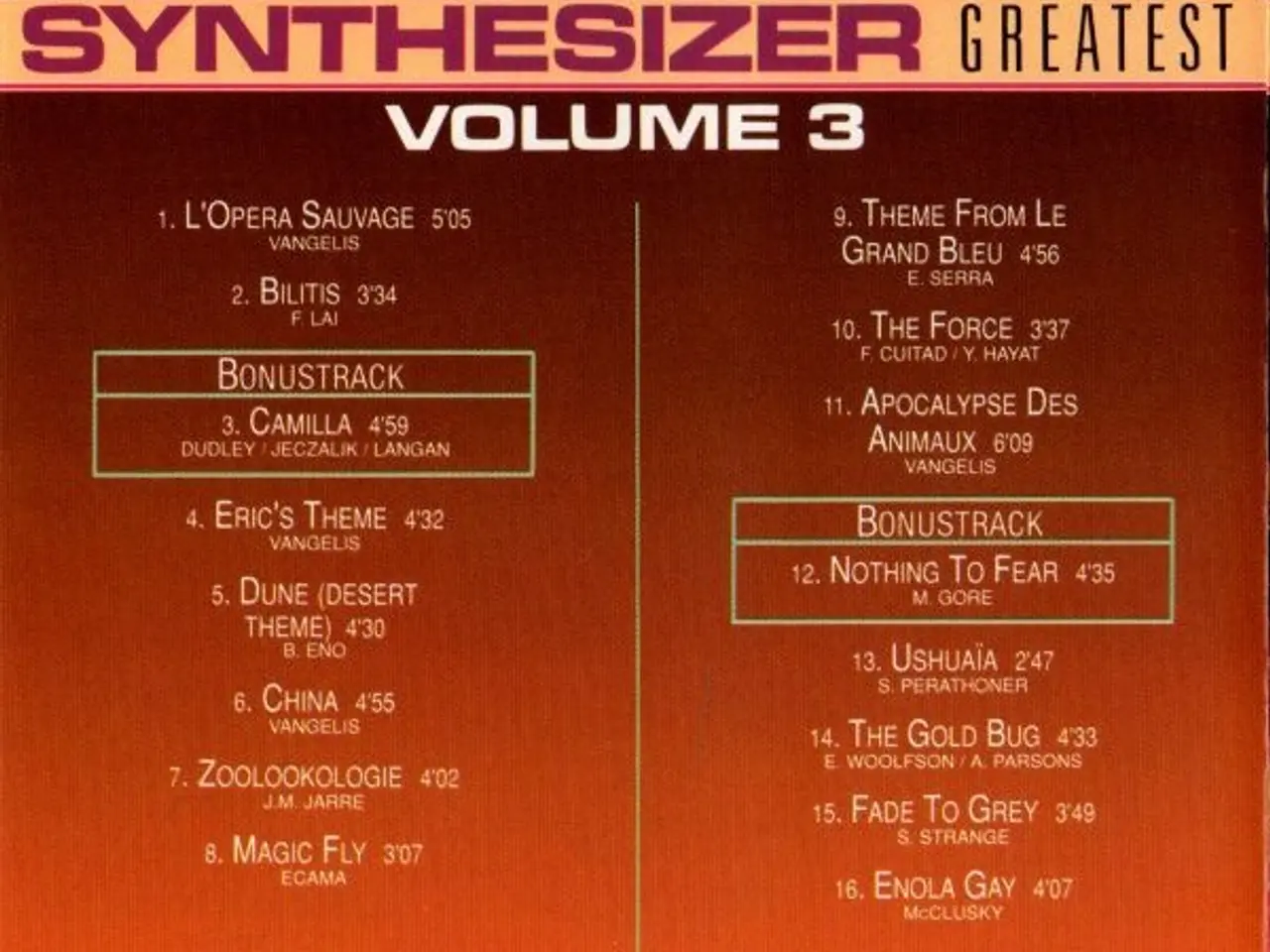 Billede 2 - Ed Starink – Synthesizer Greatest Volume 3 – CD