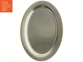 Ovalt metal fad (str. 31,5x45 cm)