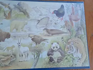 Puslespil wwf 1500 brikker stadigvæk med folie
