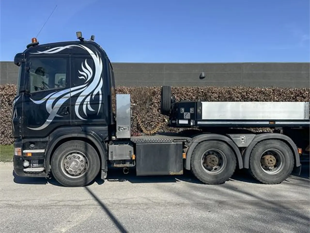 Billede 6 - Broshuis 4 ABSD - Only 2000 km - Truck+flat bed+container trailer w/crane