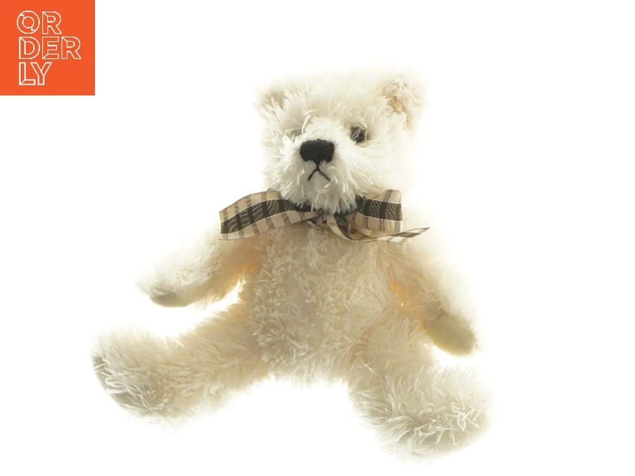 Billede 1 - Bamse med sløjfe (str. 27 cm)
