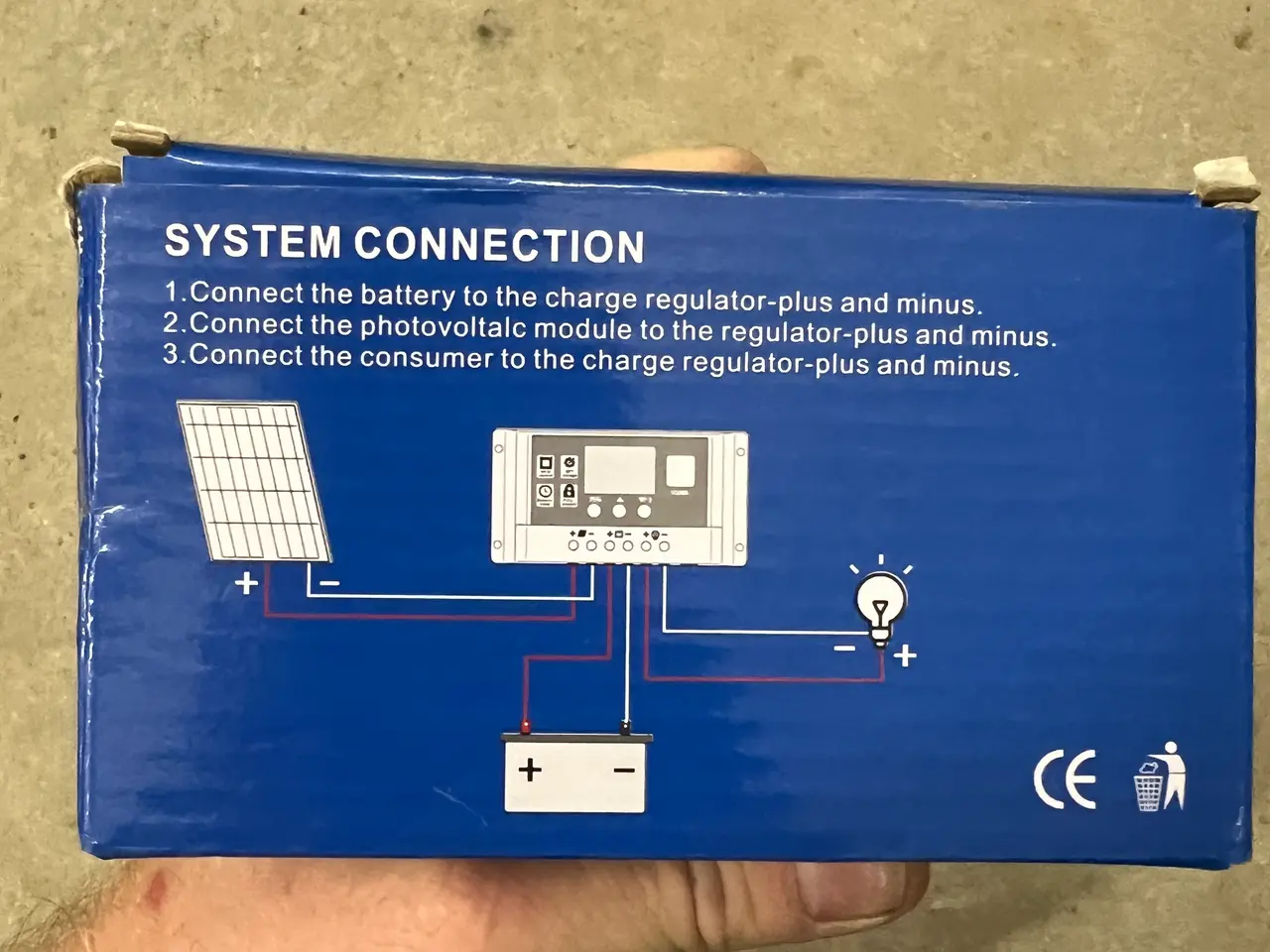Billede 6 - Solcellepanel med lille kontrolboks