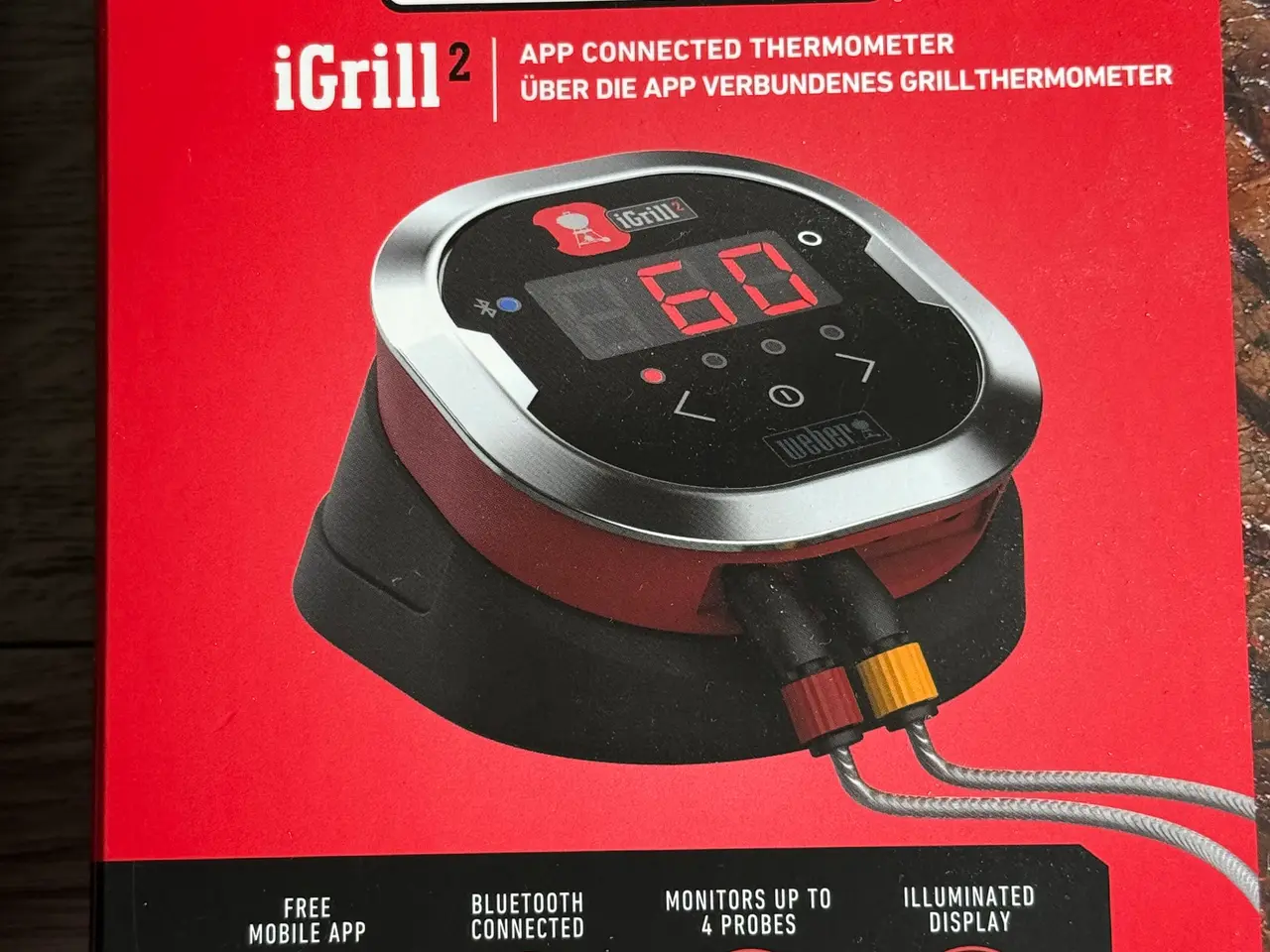 Billede 5 - Weber iGrill 2 termometer + pizzaskærer & hanske