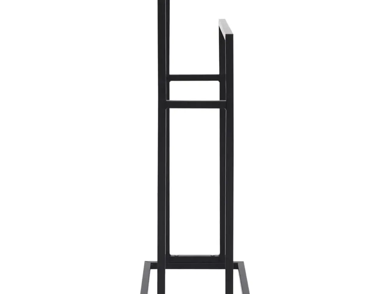 Billede 4 - Fritstående håndklædeholder 48x24x78,5 cm jern sort