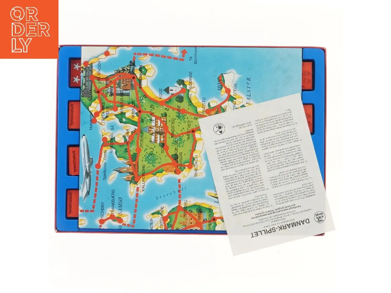 Billede 3 - Danmark-Spillet brætspil fra Danspil (str. 39,5x28 cm)