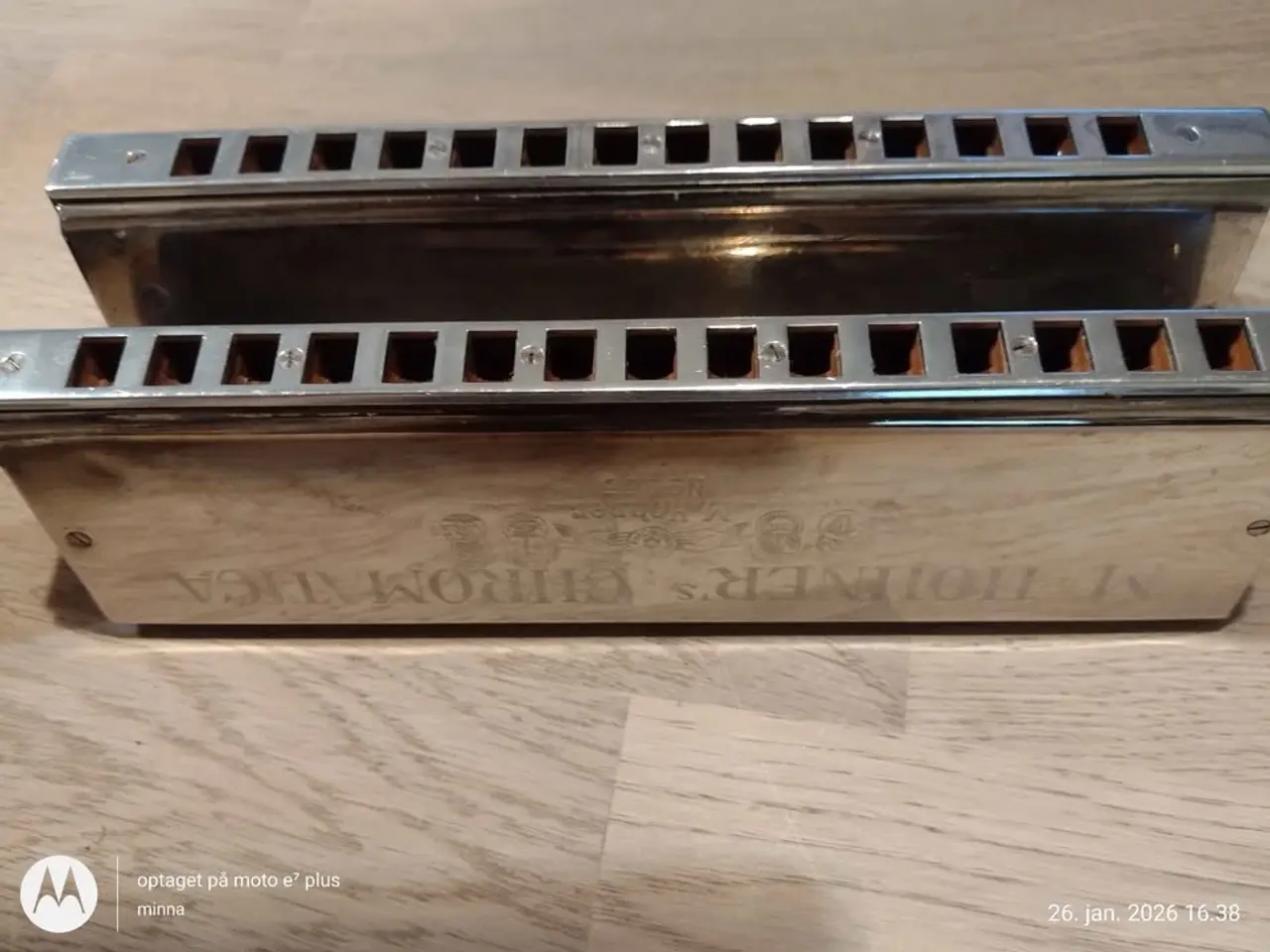 Billede 3 - mundharmonika M. Hohner's chromatische bass