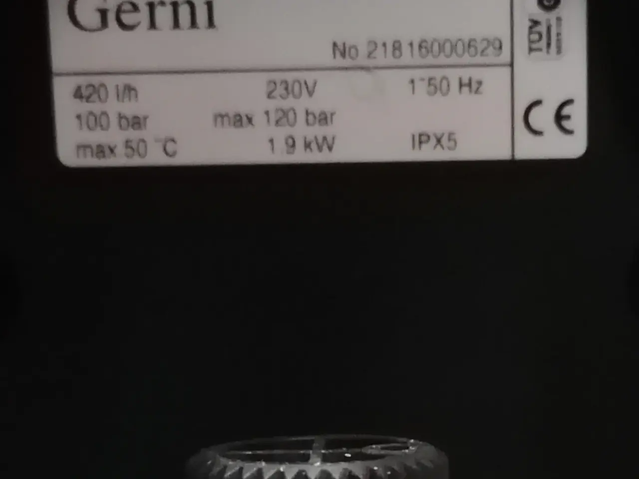 Billede 3 - Gerni Højtryksrenser 120bar