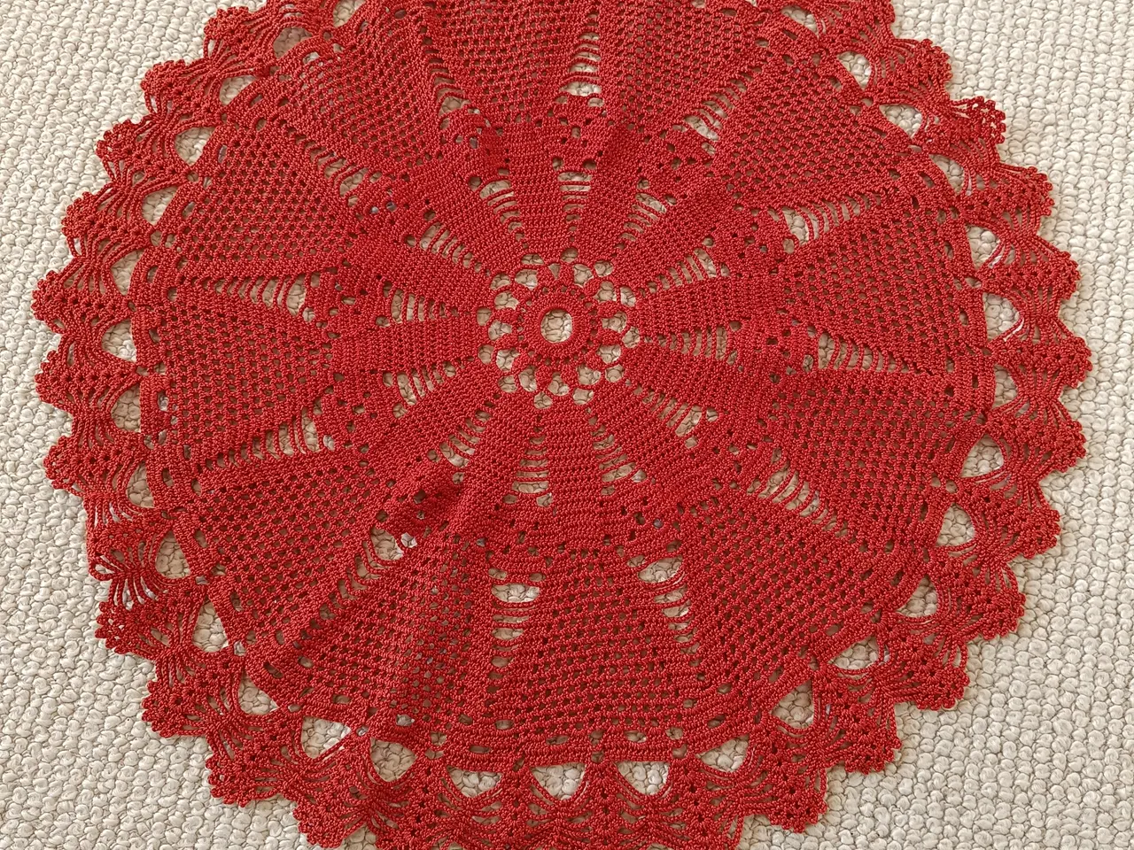 Billede 1 - Lysdug Ø 58 cm