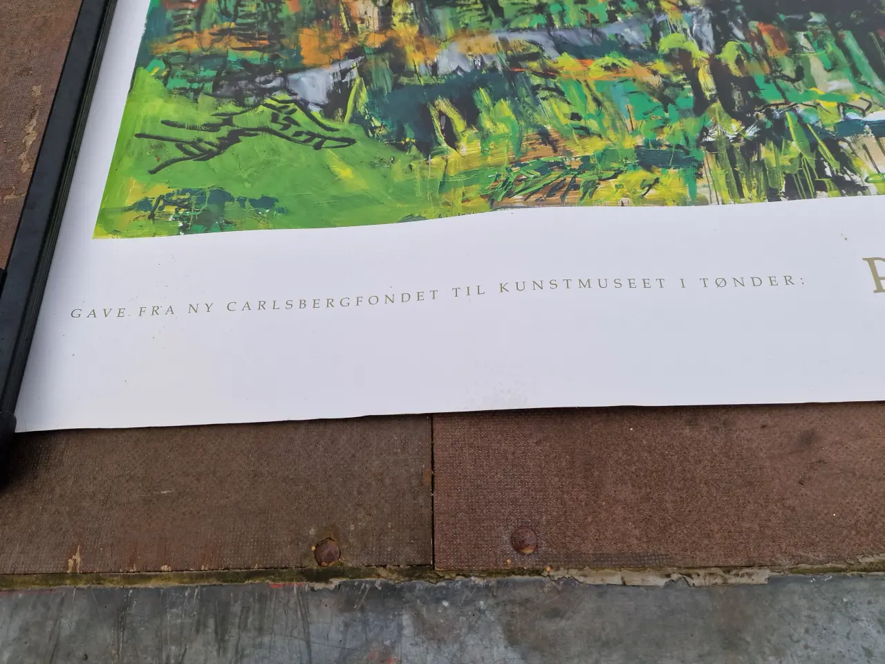 Billede 3 - PER KIRKEBY særtryk 150x117cm