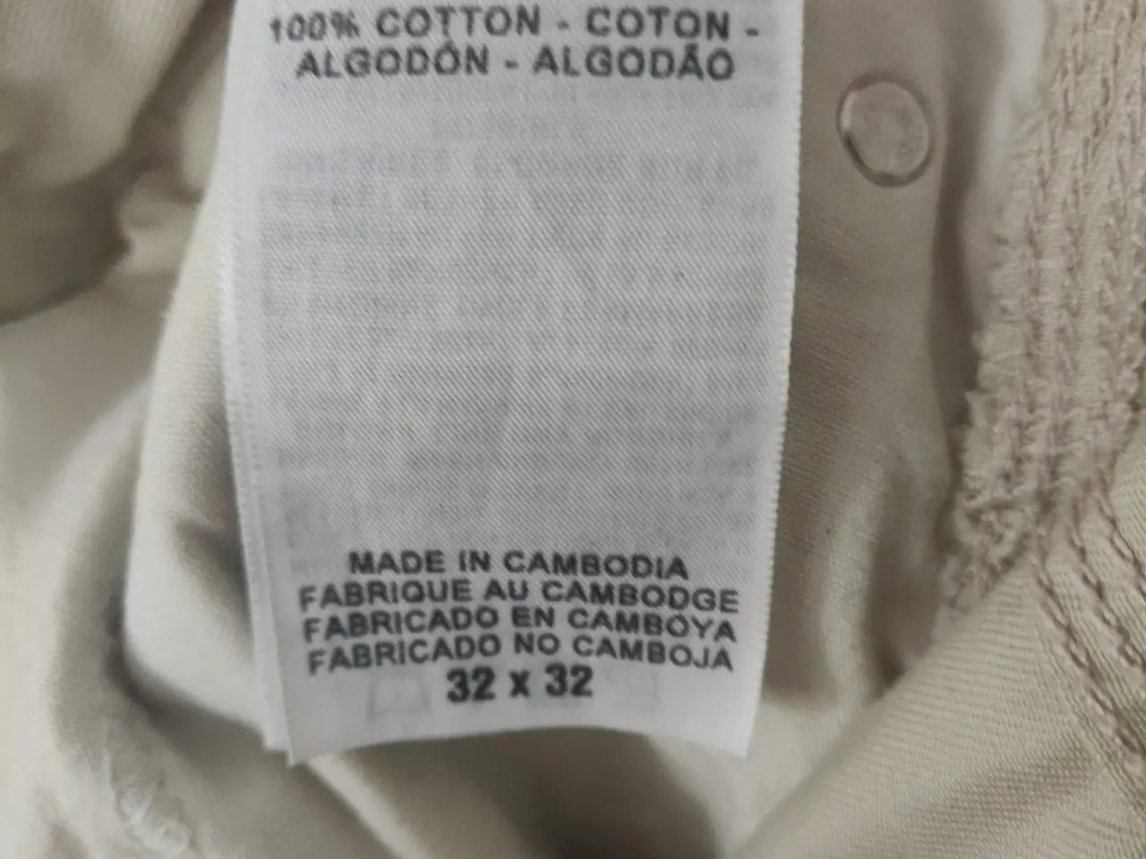 Billede 7 - Levi's Woman's Off White High Cut Carpenter pants