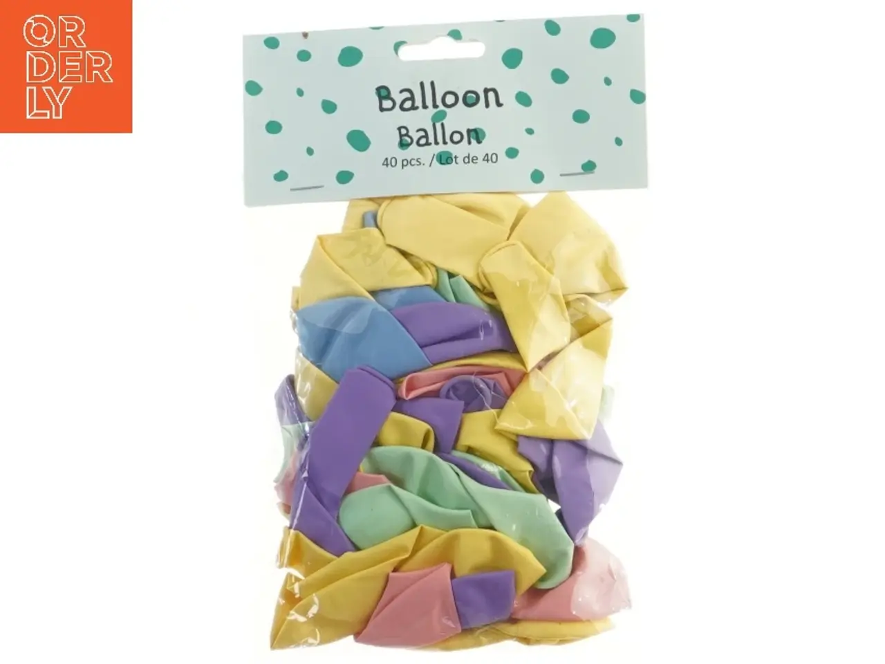 Billede 1 - Pakke med balloner, 40 stk fra Conzept