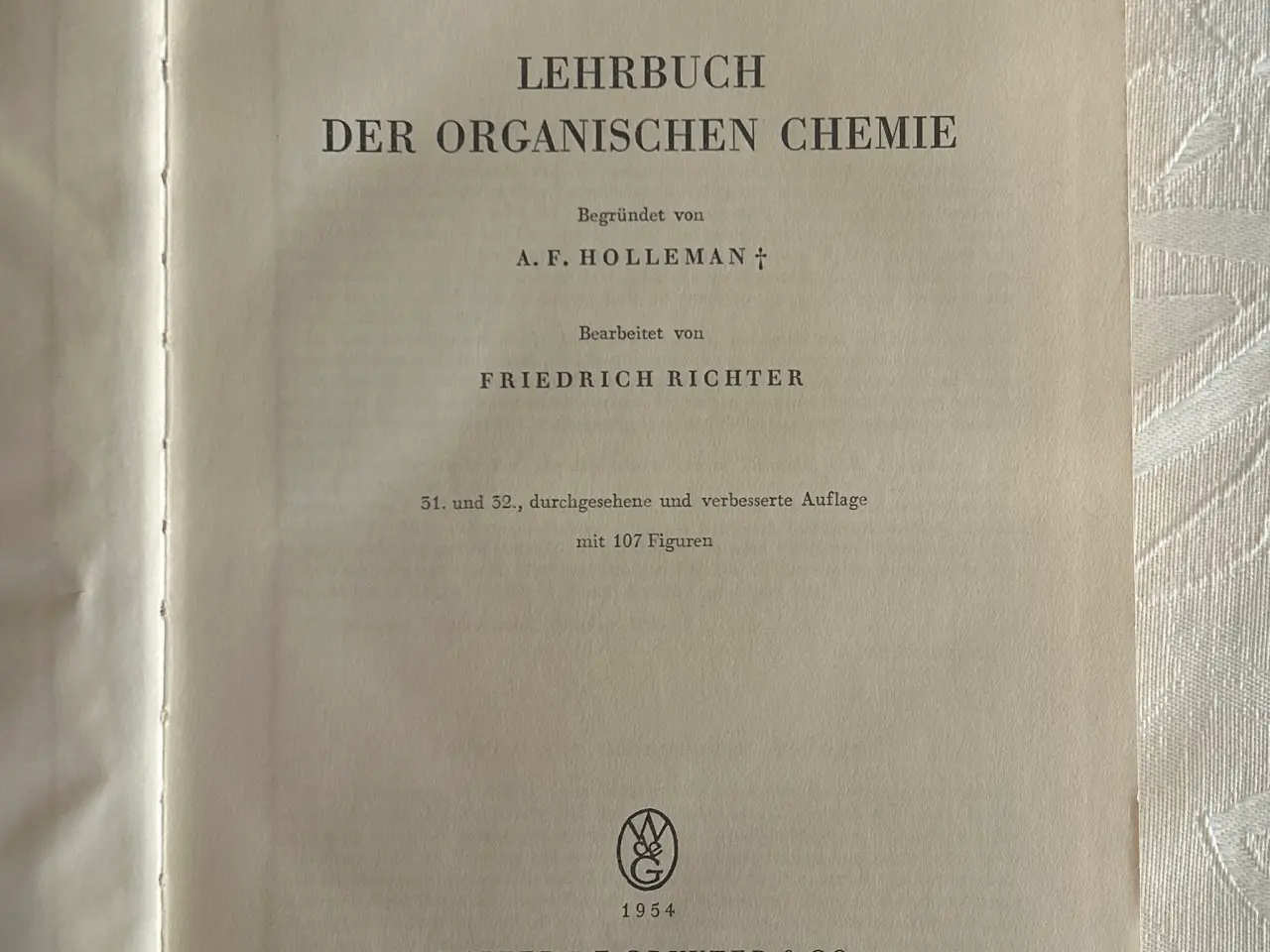 Billede 2 - A.F. Holleman: Lehrbuch der organischen Chemie