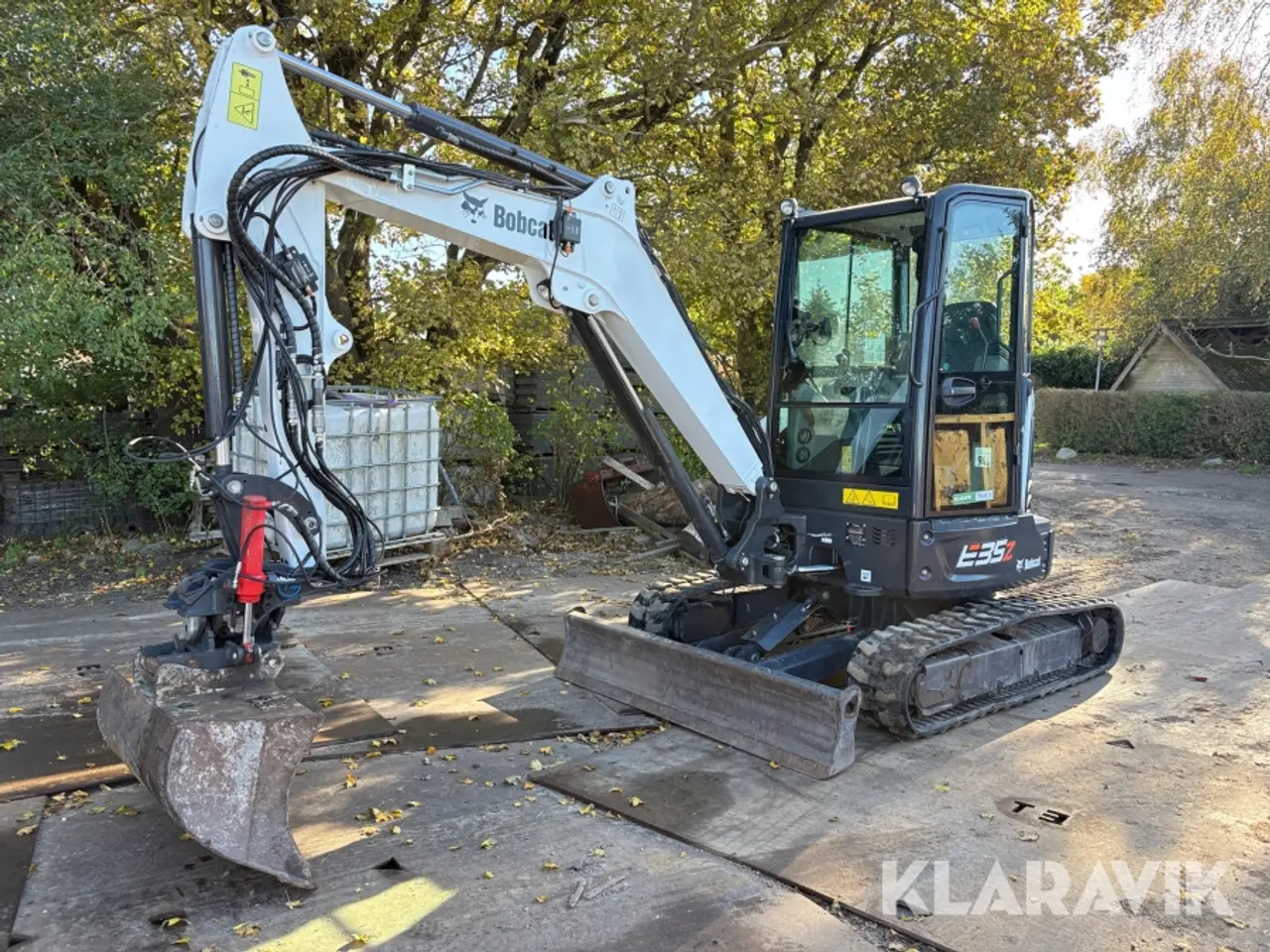 Billede 1 - Gravemaskine Bobcat E35Z med 2D gravesystem og centralsmøring