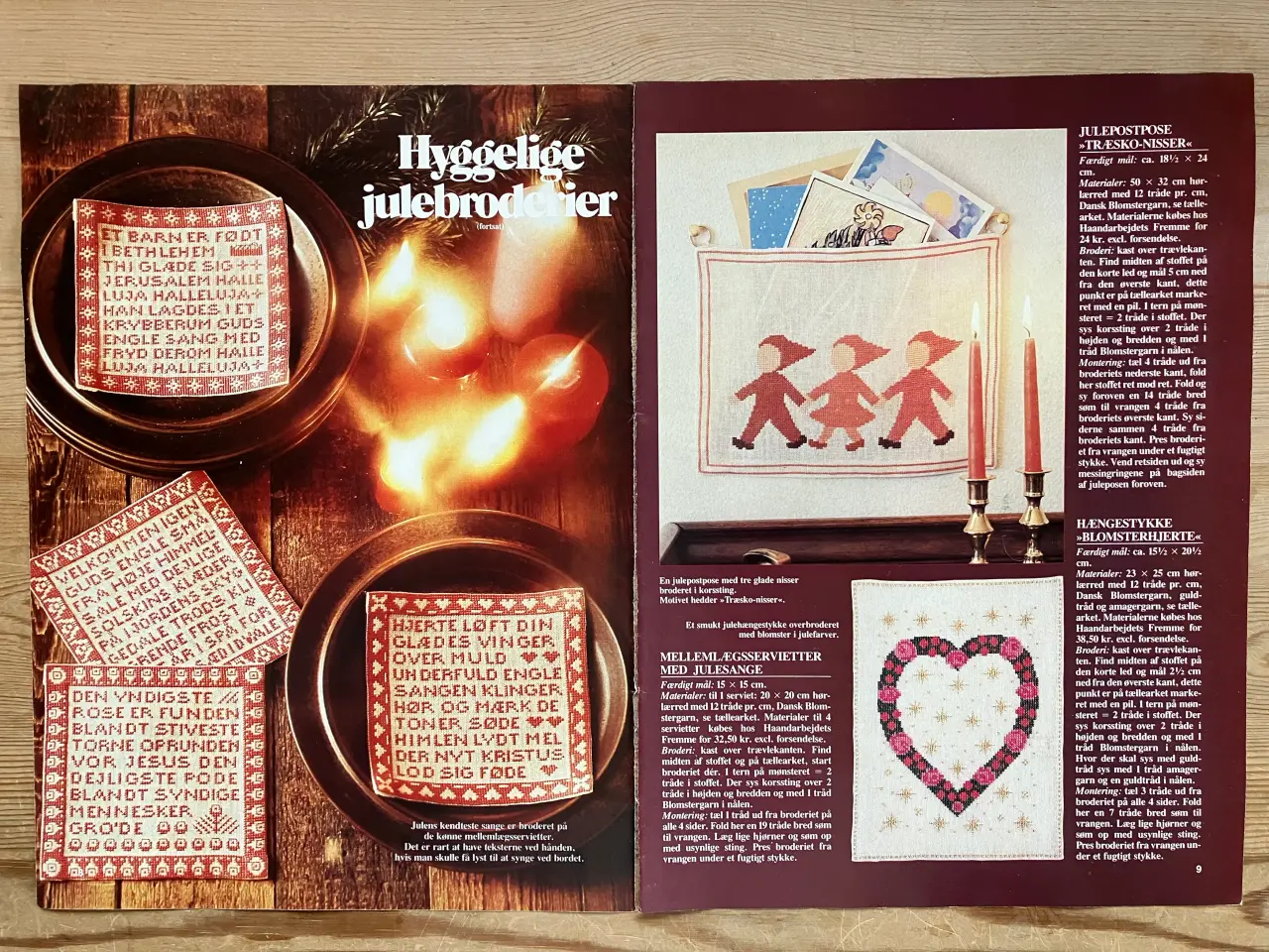 Billede 2 - Julebroderier i korssting