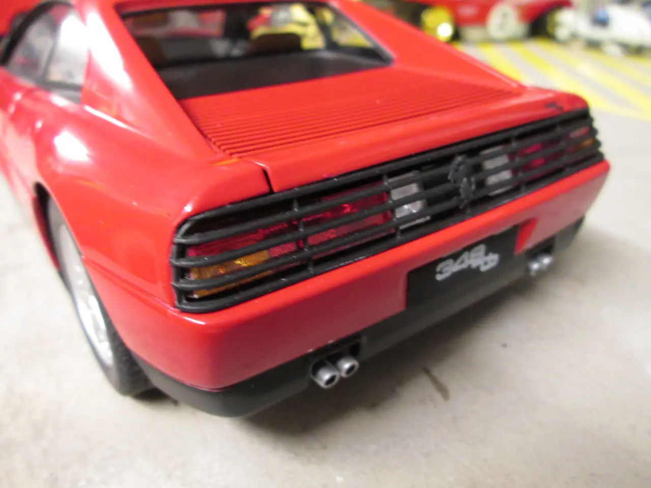 Billede 3 - Modelbil Ferrari 348 TB Hotwheels-elite 1:18