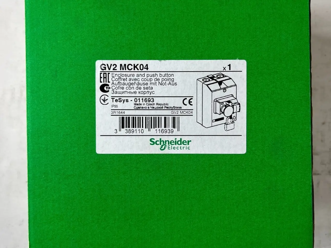 Billede 4 - Schneider Electric GV2 MCK04 kabinet Push Button