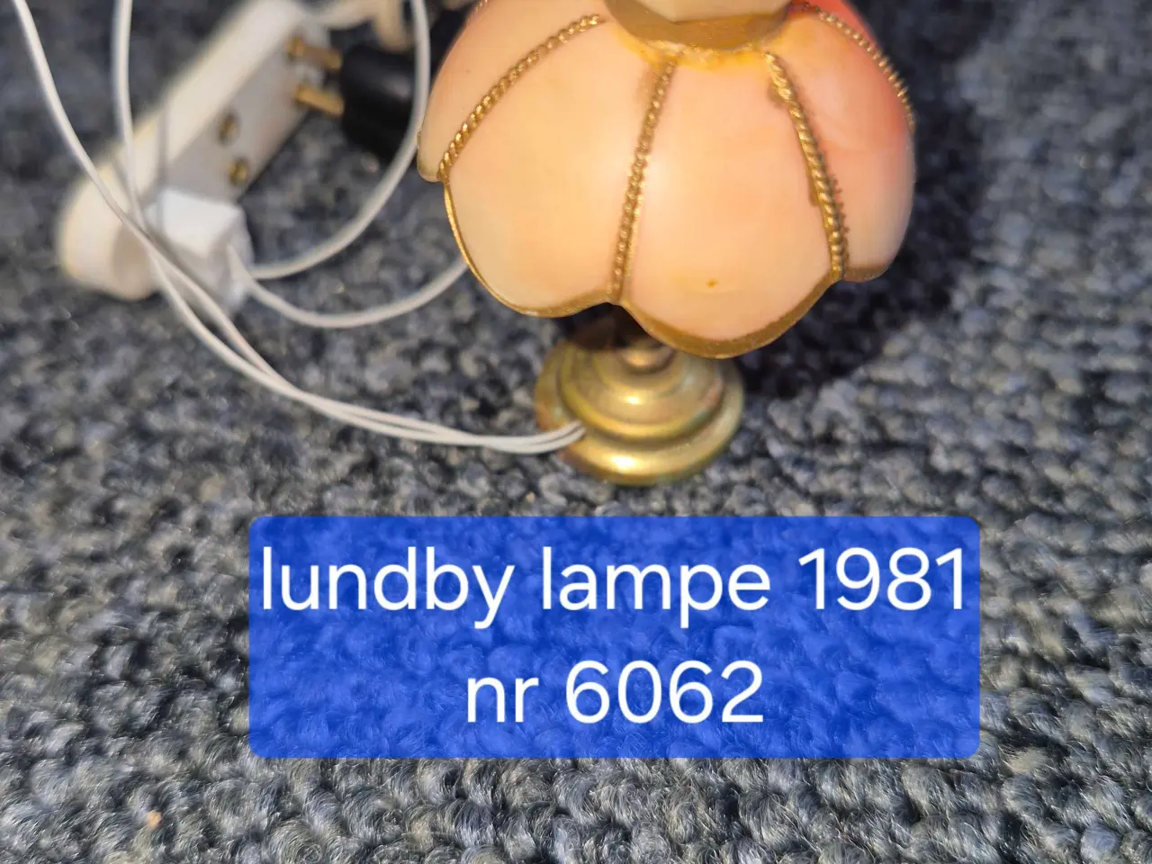 Billede 1 - Lundby dukkehus lampe Fra 1981