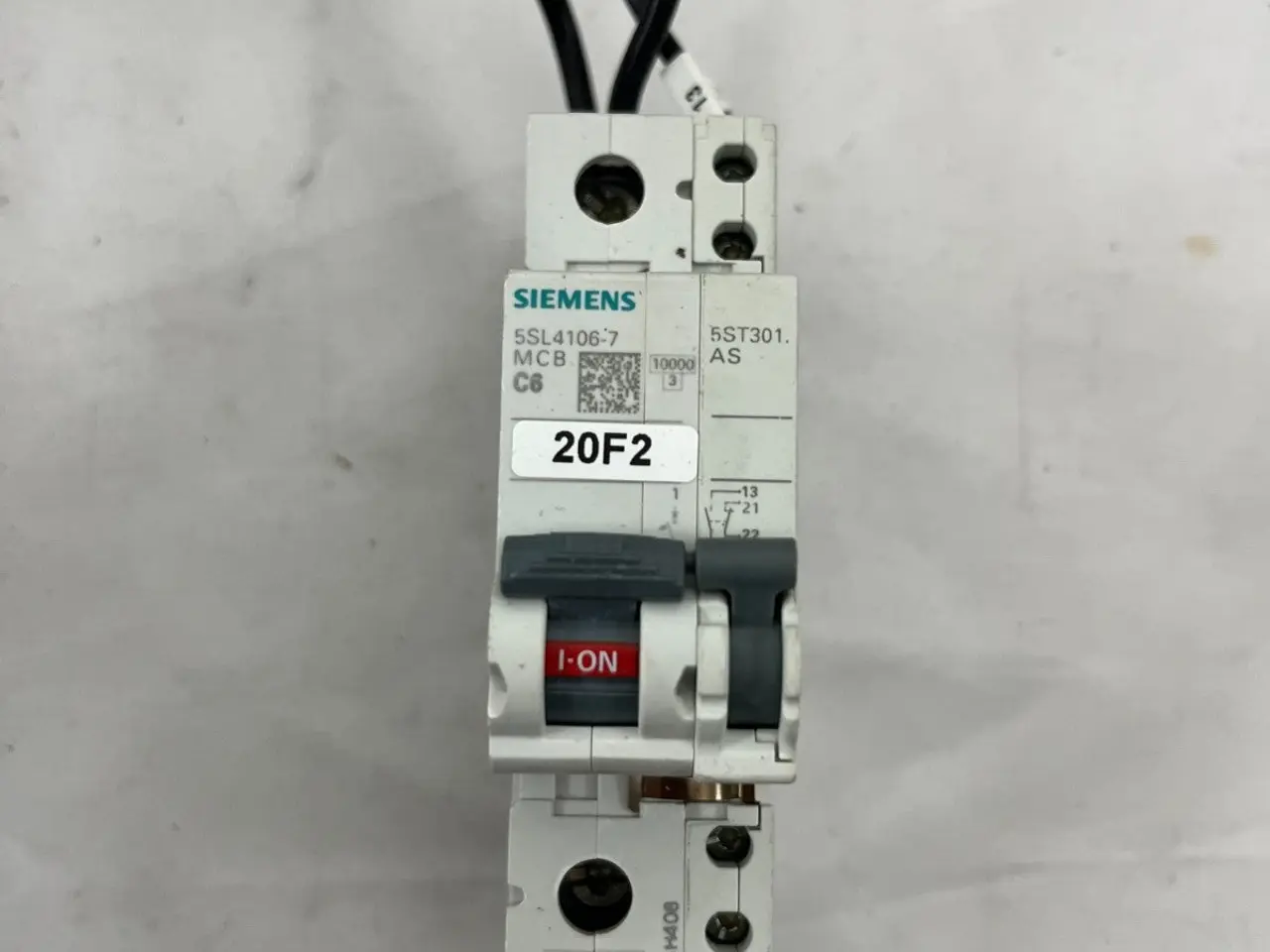 Billede 3 - Siemens 5SL4106-7 MCB C6 230/400V + 5ST3010 6A