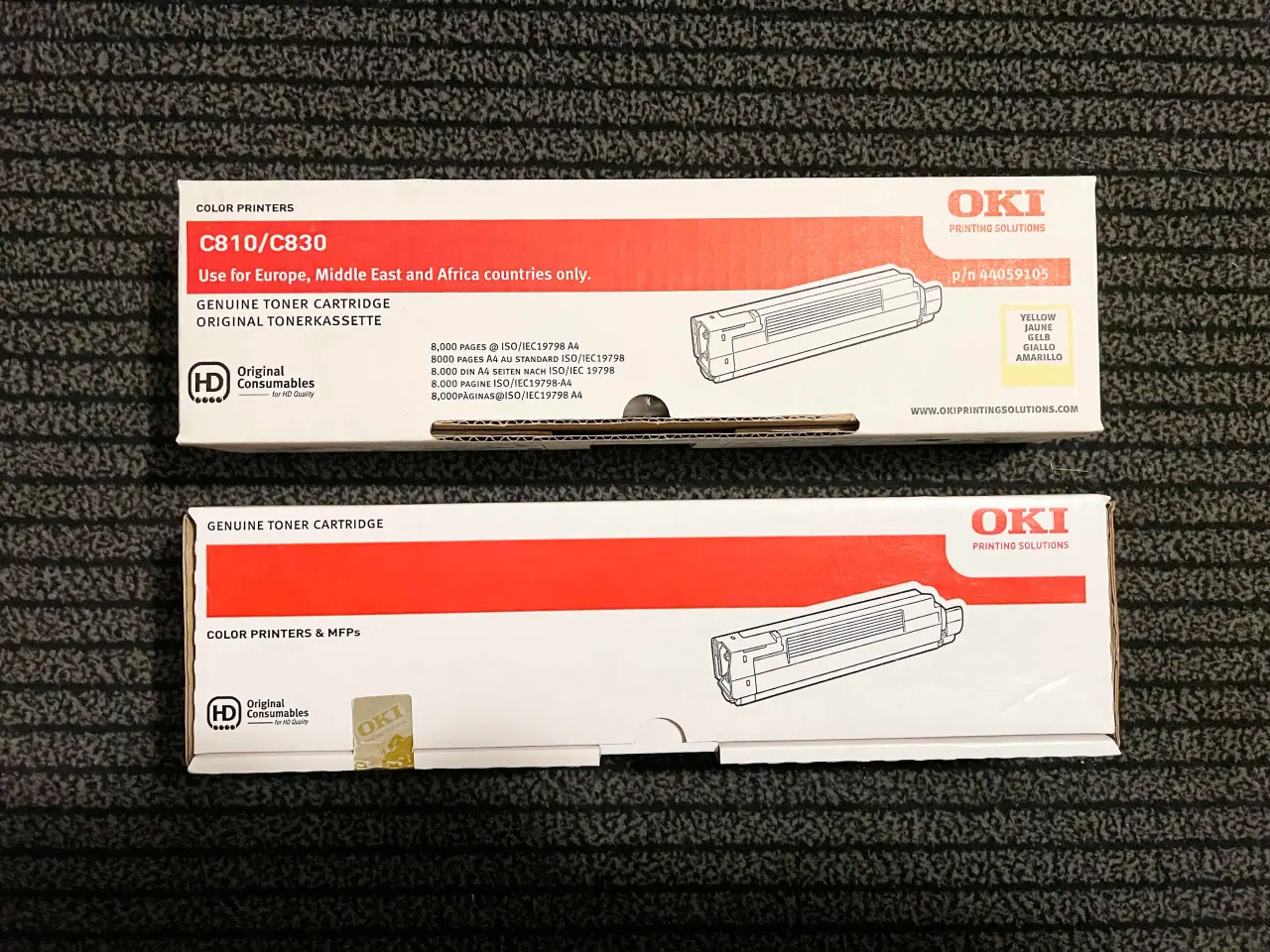Billede 3 - OKI C810/C830 gul/sort tonerpatroner