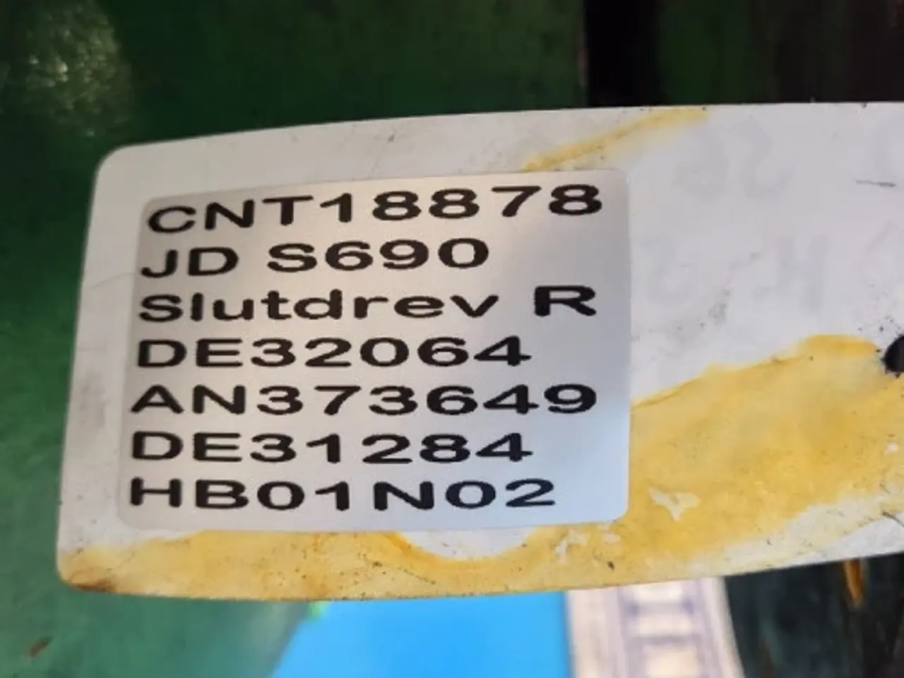 Billede 2 - John Deere S690 Slutdrev R.  DE32064