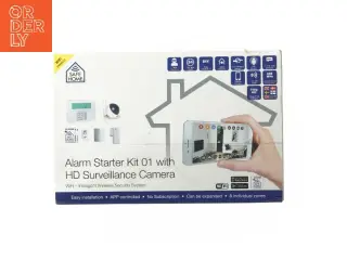 Alarm Starter Kit med overvågningskamera fra Safe Home